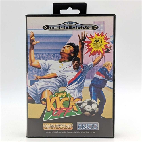 Super Kick Off - Komplet I Æske - Sega Mega Drive Spil (B Grade) (Genbrug)